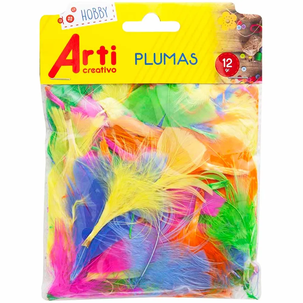 PLUMAS DE COLORES ARTI 12GR