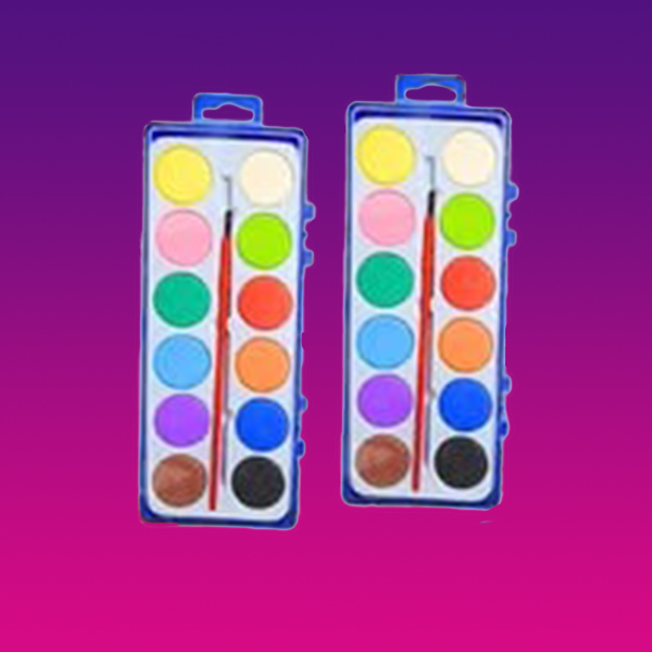 Set de Acuarelas Escolar – 12 colores
