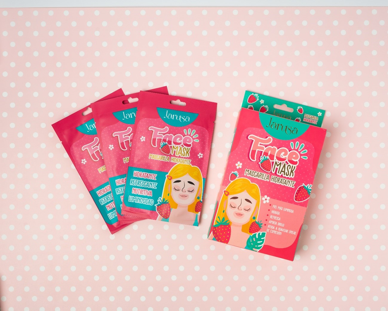 MASCARILLA FACE MASK FRESA - Imagen 2